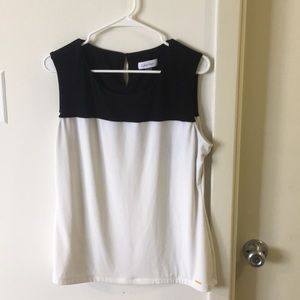 Calvin Klein Color block blouse